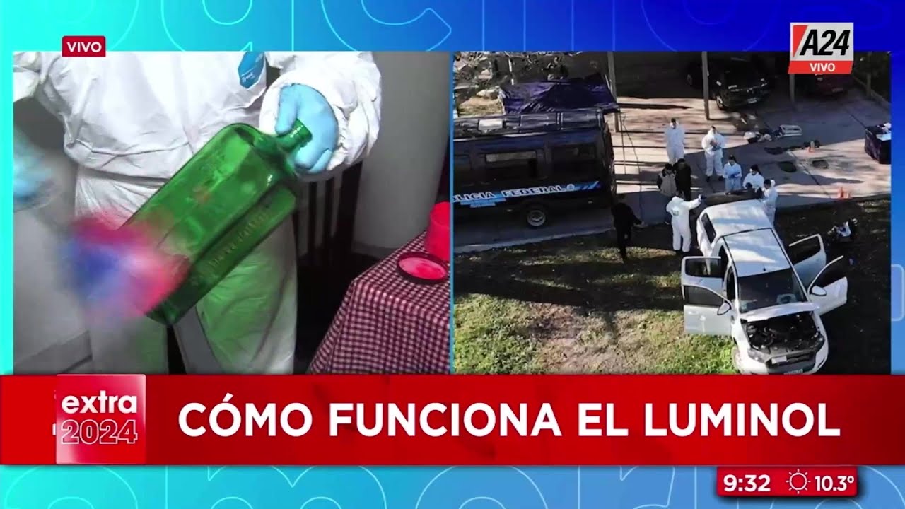 Caso Loan: cómo funciona el luminol con el que analizaron la camioneta de Carlos Pérez