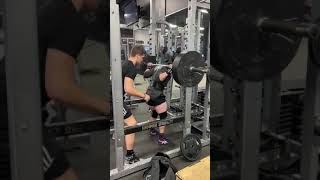 15 year old squats 405lbs at 152BW