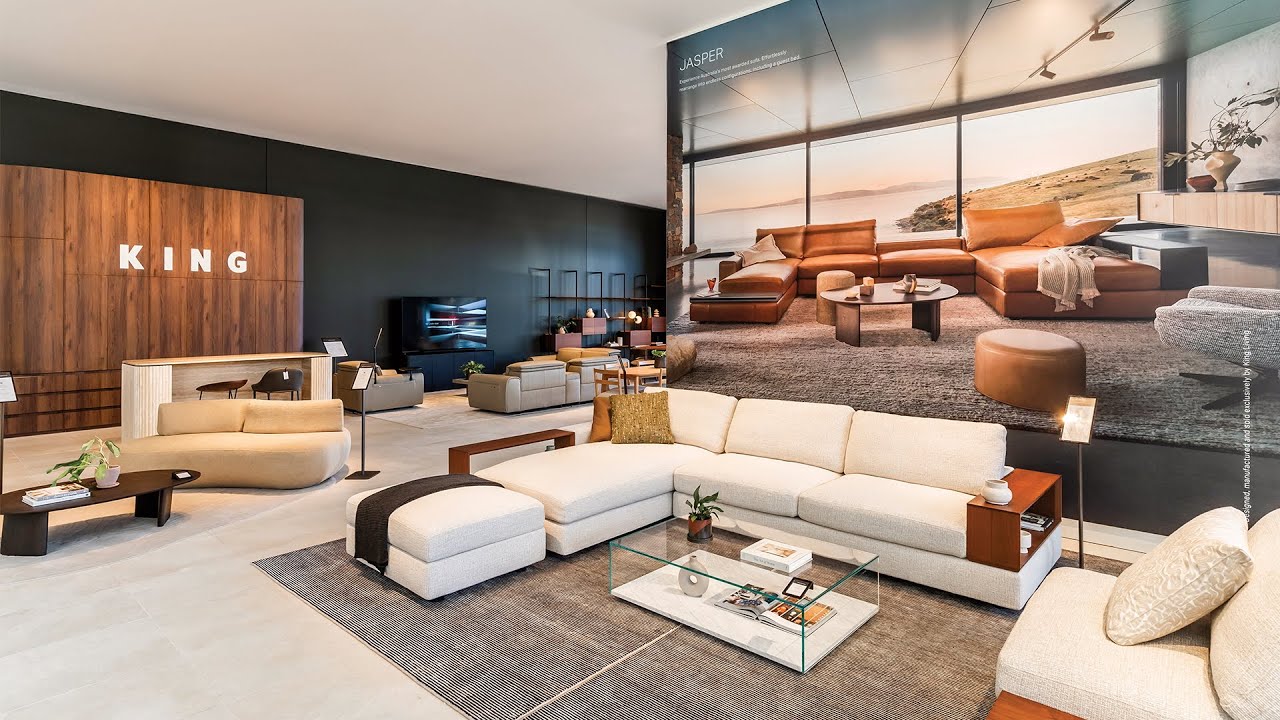 King Living Interior Design Showroom Showcase - YouTube
