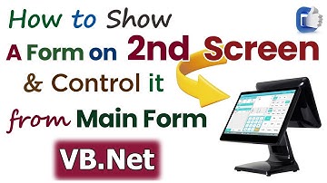 How to Show Form on 2nd Display Screen - VB.Net - POS Style
