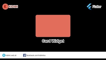 Widget Card pada Flutter