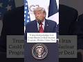 Trump Shifts Course on Iran: Says It Can Keep Missiles And Nuclear Energy