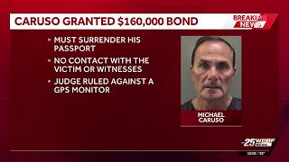 Mike Caruso granted $160k bond; remains in custody
