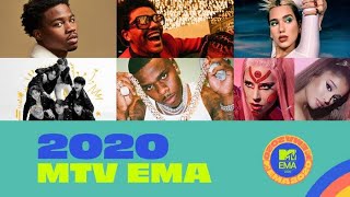 MTV EMA 2020: Majina ya wanaowania haya hapa, huyu ni muimbaji pekee wa Afrika Mashariki aliyetajwa