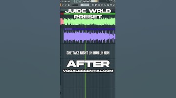 How To Sound Like Juice WRLD FL Studio (Juice WRLD Vocal Preset Tutorial) #juicewrld #shorts