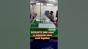 BORUNTE IMM robot vs industrial robot work together #borunte #immrobot #robotis #universalrobots