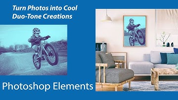 Make a Duotone Creation in Photoshop Elements
