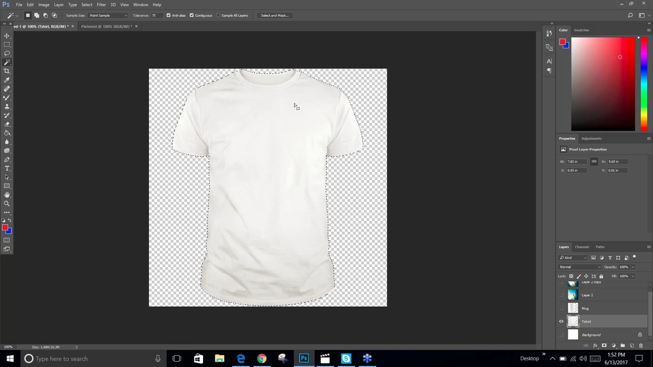 Photoshop Tutorial on How To Do All Over Sublimation Print Mock ups ...