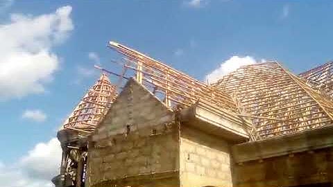 UPDATE #6 ROOFING OF 5 BEDROOMS EXECUTIVE BUNGALOW HOUSE IN KUMASI GHANA BY MDG -TORONTO,CANADA