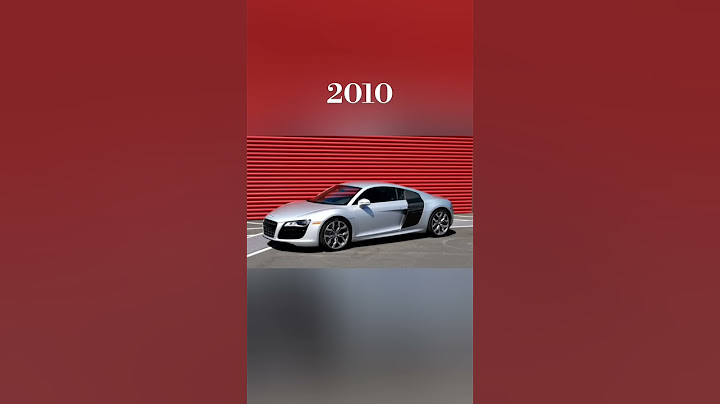 Evolution of Audi R8 (2008~2022) #shorts