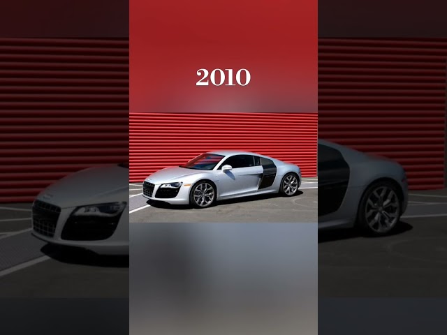Evolution of Audi R8 (2008~2022) #shorts class=