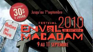 Publicité du festival Envol & Macadam Édition 2010