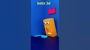Oddly Satisfying The Roller Cube That Consumes All 😲  Viral 3D Animation Loop 🔥