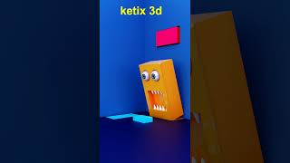 Oddly Satisfying The Roller Cube That Consumes All 😲  Viral 3D Animation Loop 🔥