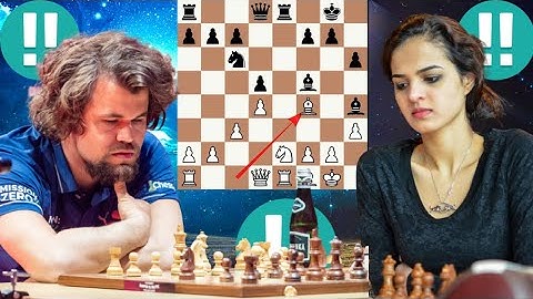 Creative chess game 6 | Magnus Carlsen vs Tania Sachdev  3
