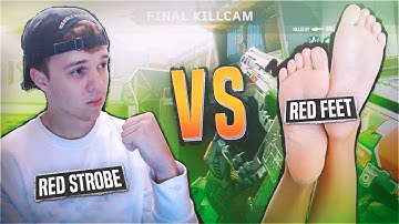 Strobe vs. Red Feet! (BO3 Trickshot 1v1)