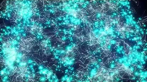 blue particle turbulence spread animation - Download Stock Footage