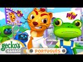 Gecko vs Weasel! | 2 HORAS DO GECKO! | Garagem do Gecko | Desenhos Animados Infantis em Português