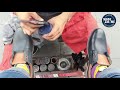 S4E150 Relaxing shoe shine service on blue bicolor shoes #mexico #ASMR #shoeshine #faustoarizmendi