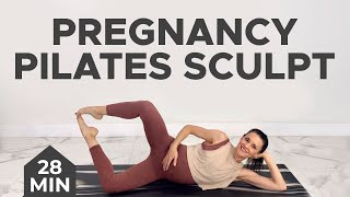 Pregnancy Pilates 28-Min Prenatal Pilates For Pregnancy 1St 2Nd And 3Rd Trimester Safe