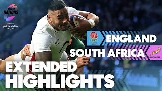 England 27 - 26 South Africa | EXTENDED HIGHLIGHTS | Autumn Nations Series 2021