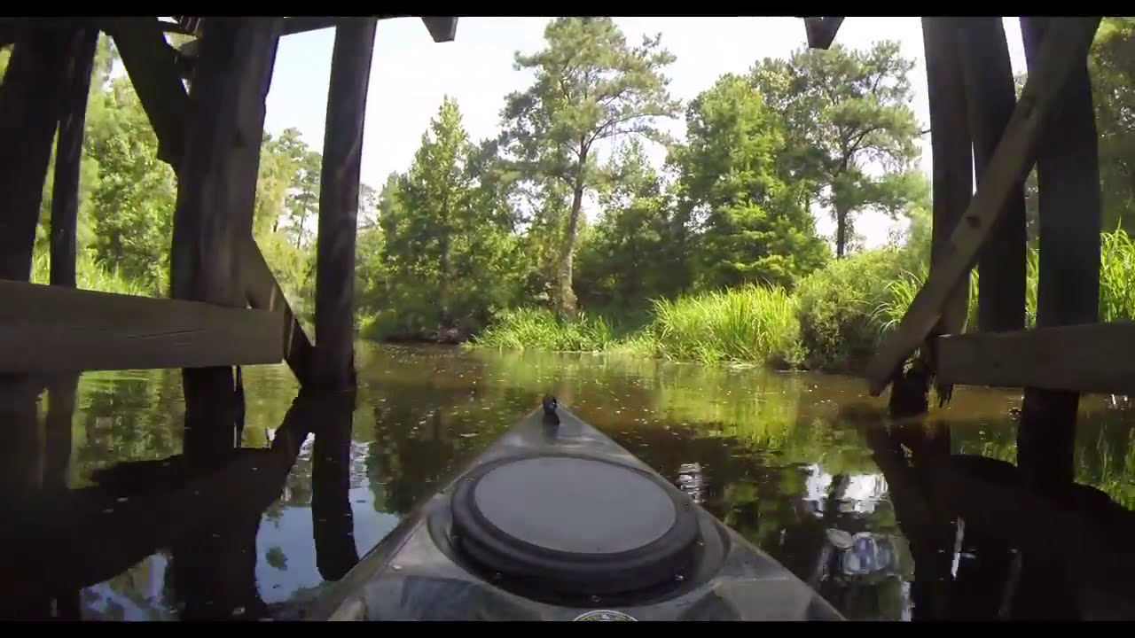 Kayak fishing on Cane Bayou, LA. YouTube