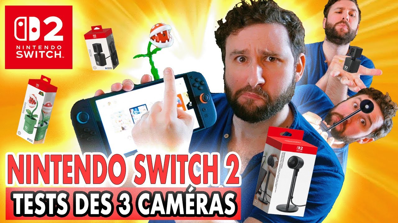 NINTENDO SWITCH 2 : CAMÉRAS, ARNAQUE OU PAS ?! 😱 TEST des 3 CAMERAS !!