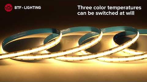 BTF-LIGHTING: FCOB CCT LED Strip Light Deateils, What is difference between COB and SMD