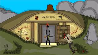STICKMAN BUNKER Android / iOS Gameplay Review by Android HD Gameplay screenshot 1