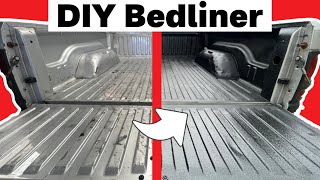 How To Apply A Spray On Bedliner In Your Truck | Diy - Youtube