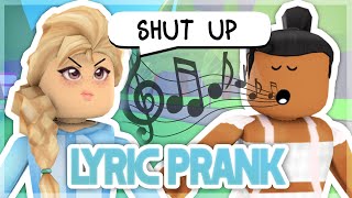 ROBLOX LYRIC PRANK ON STANGERS || Personal -HRVY