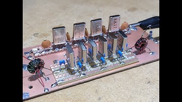 Homebrew 80/40m SSB/CW Rig - #4b CW Crystal Filter