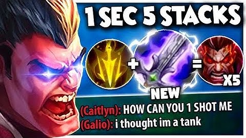 The MOST BROKEN way to play Darius...NEW BUILD gives INSTANT 5 STACKS 😈