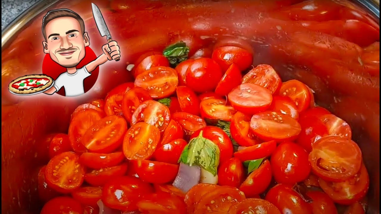 Tomatensauce aus frischen Tomaten | Giovanni's Küche - YouTube