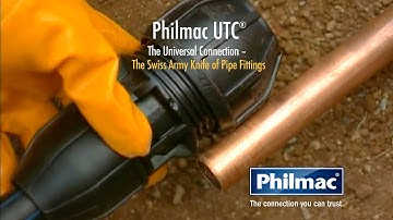 Philmac Universal Transition Coupling (UTC®) Installation. Irrigear® Independent Experts.