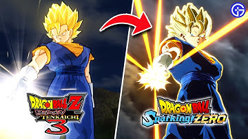 Tenkaichi 3 vs Sparking! Zero Vegito Supers and Ultimate Attack Comparison
