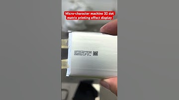 Micro-character machine 32 dot matrix printing effect display