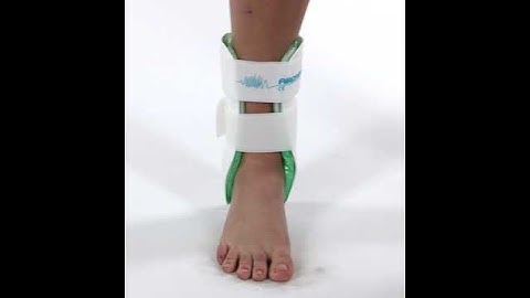 Aircast Air Stirrup Ankle Brace - How It Works