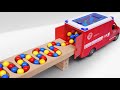 Marble Run Race ☆ HABA Slope, Dump Truck & Garbage Trucks & Ambulance & vehicles Full Compilation #9