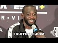 TERENCE CRAWFORD IMMEDIATE REACTION AFTER KNOCKING OUT SHAWN PORTER IN 10