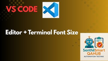 VS Code Font Size Tutorial | Increase, Decrease & Customize Editor & Terminal Fonts Easily