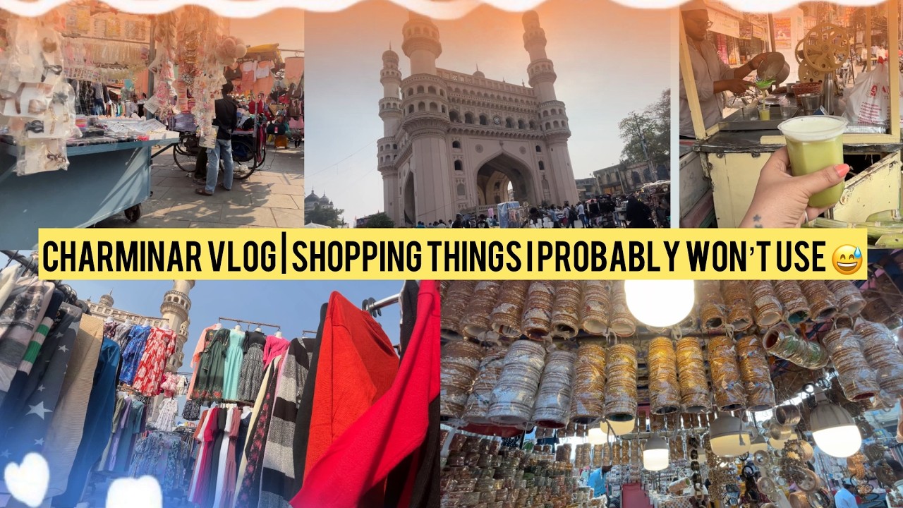Charminar Market Shopping | Let’s See What I Buy Today 🫶🏻