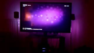 My HTPC setup: Raspberry Pi, Openelec, Ambilights, XBMC Bello Skin