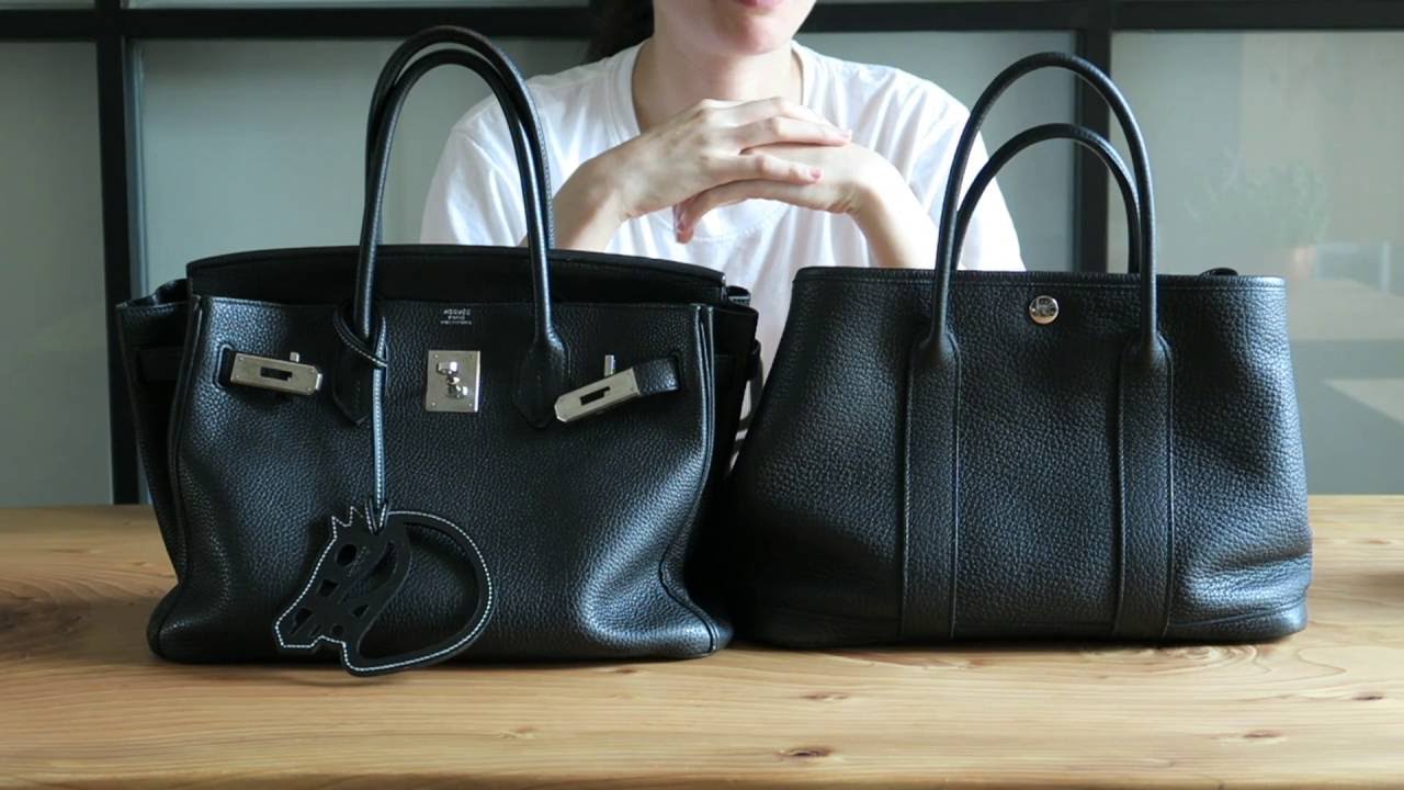 Hermes Comparison  Birkin 30 and Garden Party TPM 