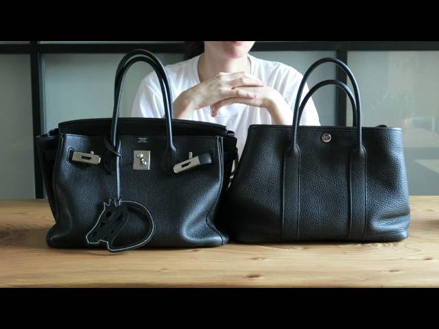 Hermes Comparison  Birkin 30 and Garden Party TPM 