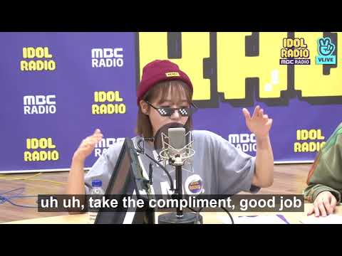 Weki Meki Yoojung S Idol Radio Freestyle Rap Eng Subs 