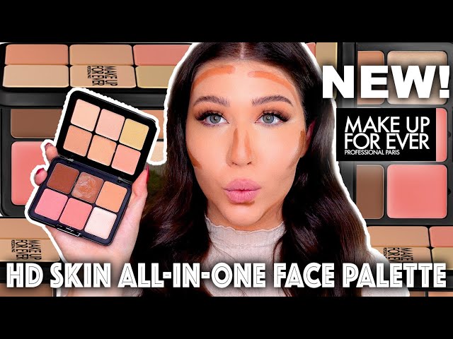 NEW MAKEUP FOREVER ALL IN ONE FACE PALETTE.ODDLY IMPRESSIVE! 