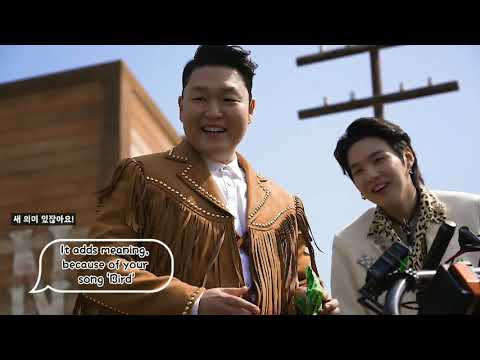Bts Suga Behind-The-Scenes At 'That 'That' Mv With Psy