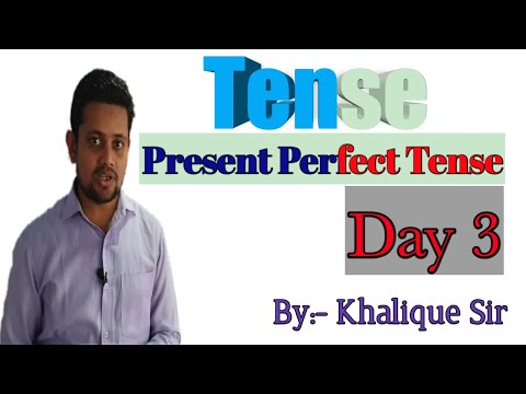 Present Perfect Tense| S+have/has+V3+O |rules and examples.