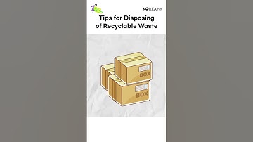 [1 Minute K-life Hacks] Ep.16 Recycling in Korea🌱